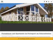 Tablet Screenshot of ferienpark-scharmuetzelsee.de
